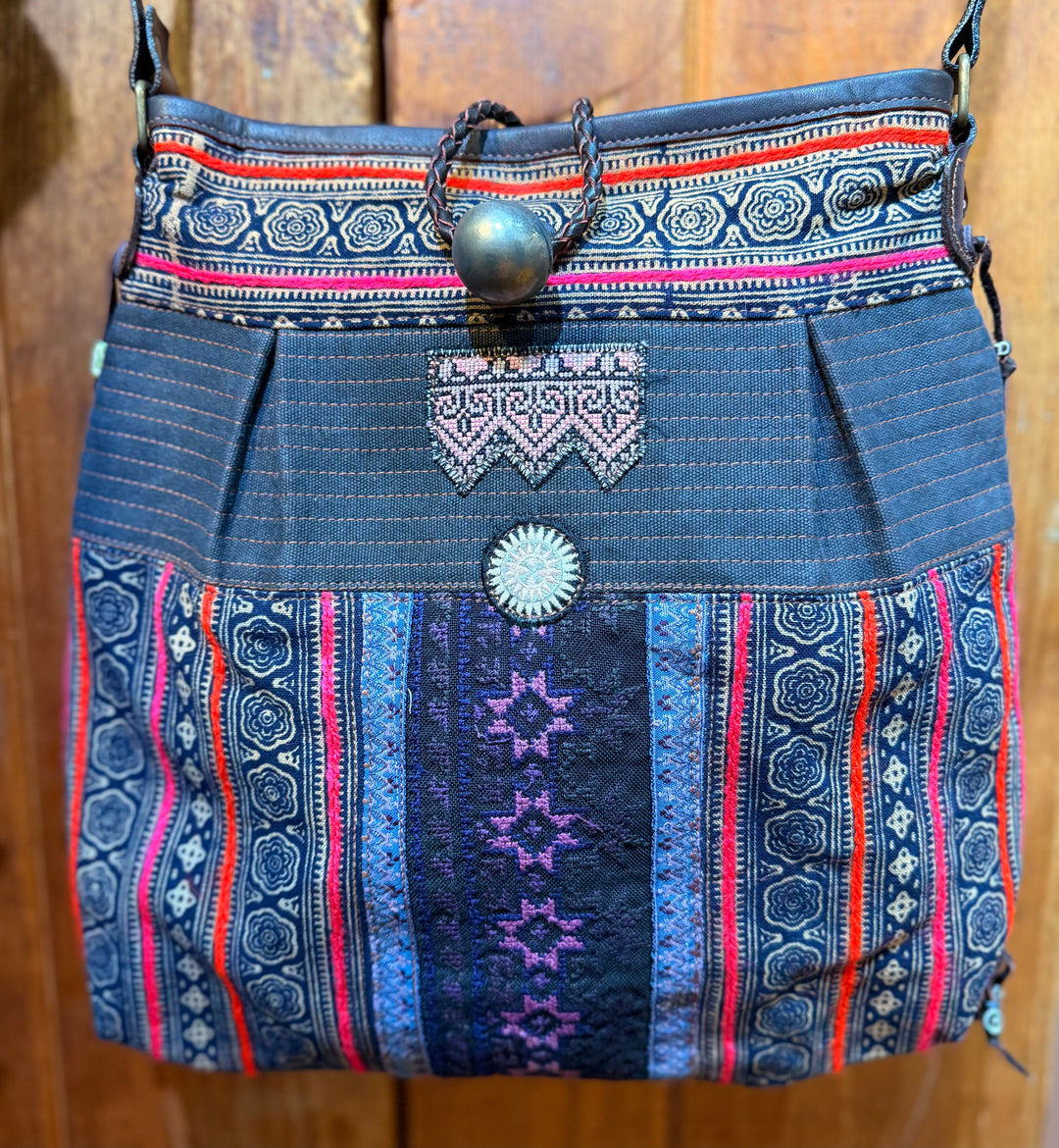 Tribal Thai Handbag - Floating Lotus