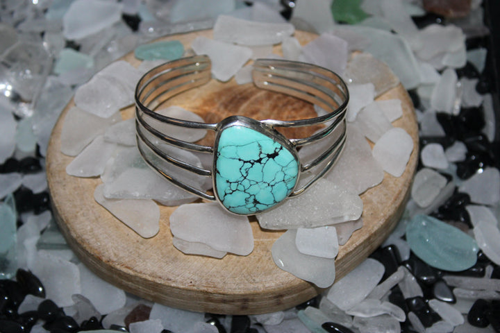 Turquoise Bracelet - Floating Lotus