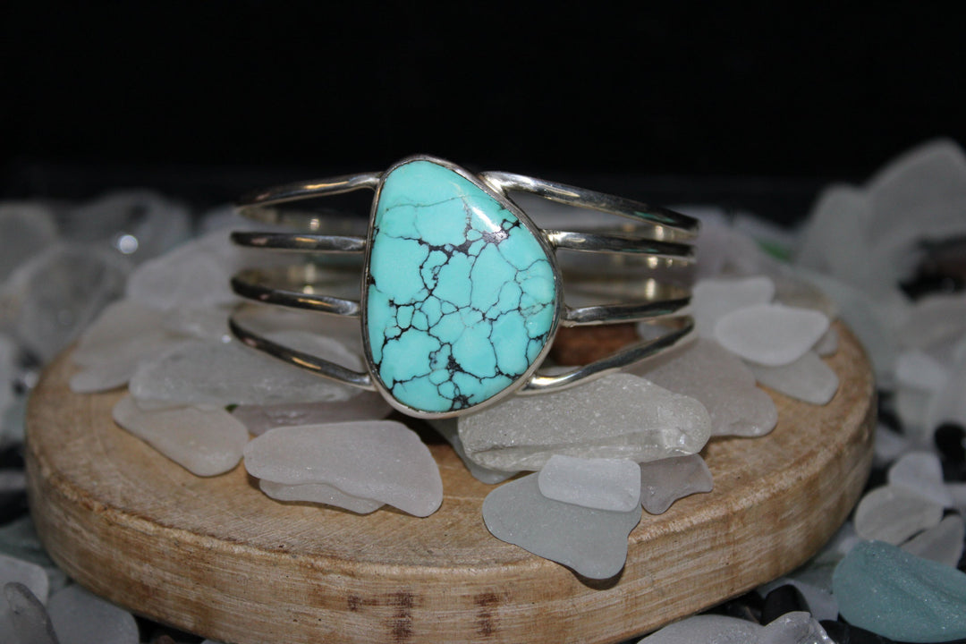 Turquoise Bracelet - Floating Lotus