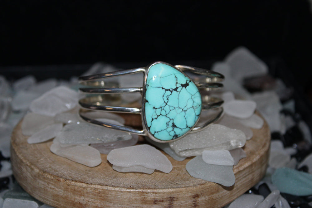 Turquoise Bracelet - Floating Lotus