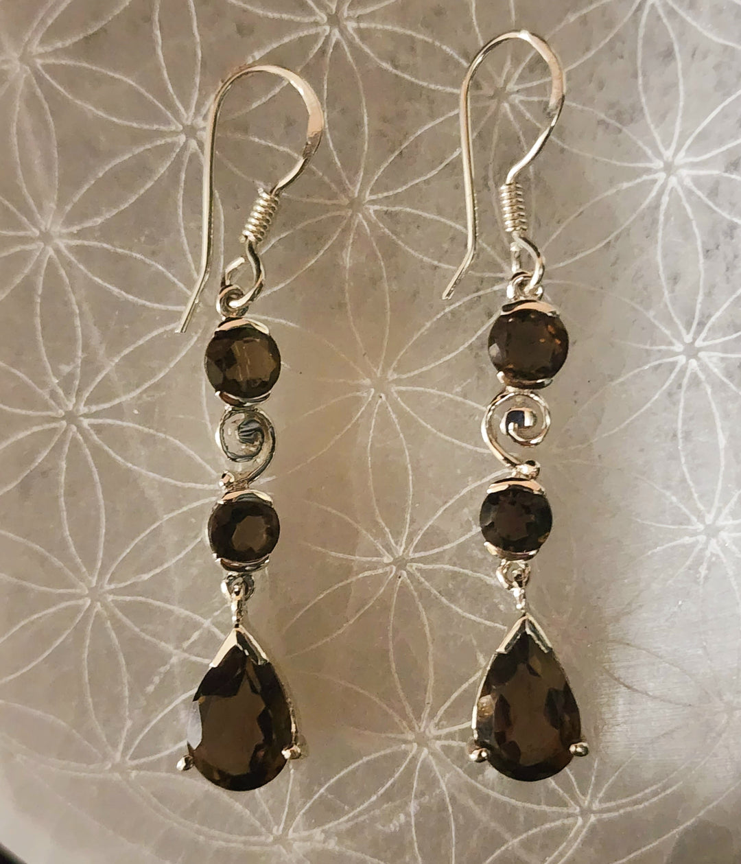 Smoky Topaz Dream Earrings