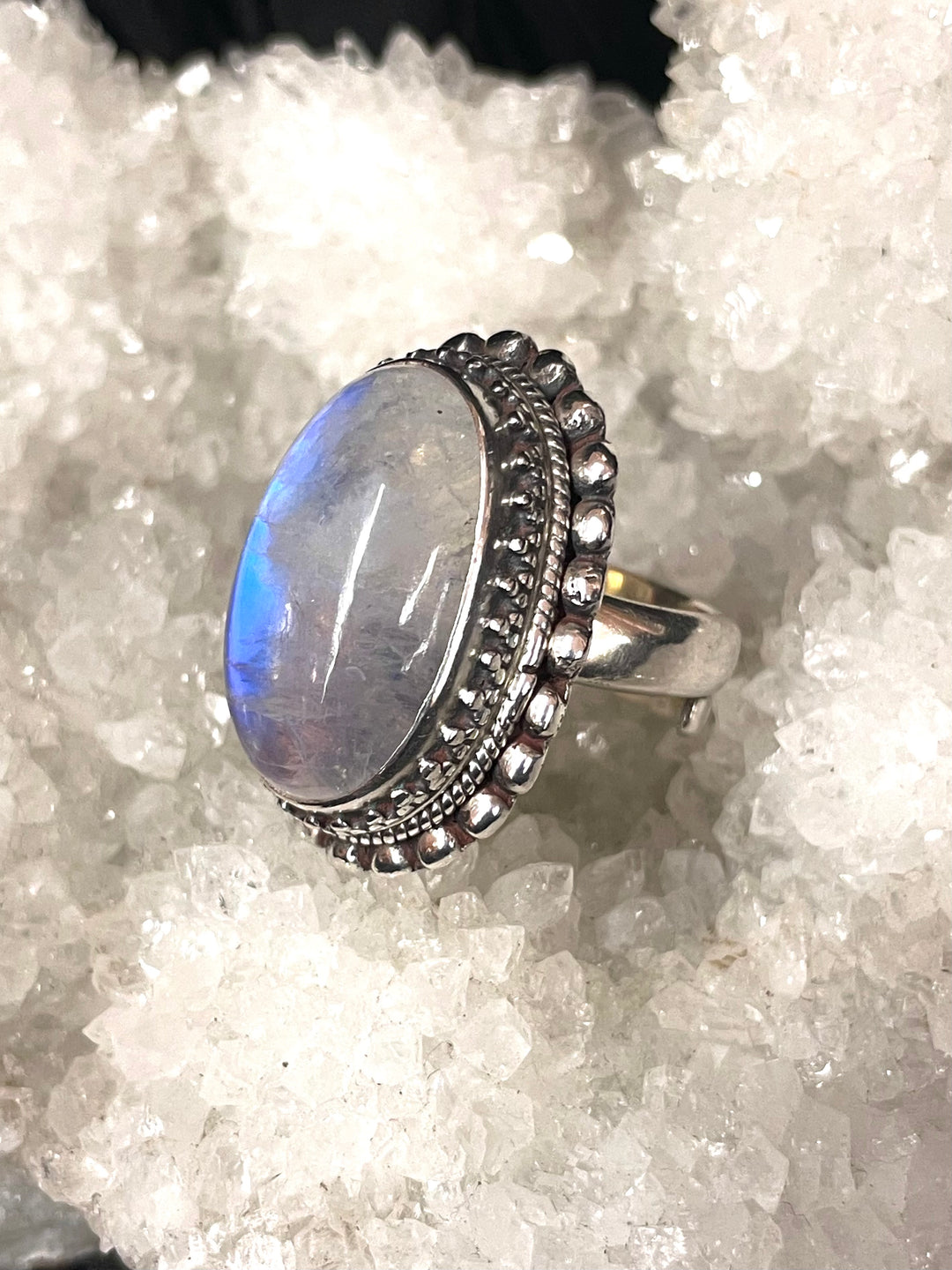 Ethereal Radiance Moonstone Ring