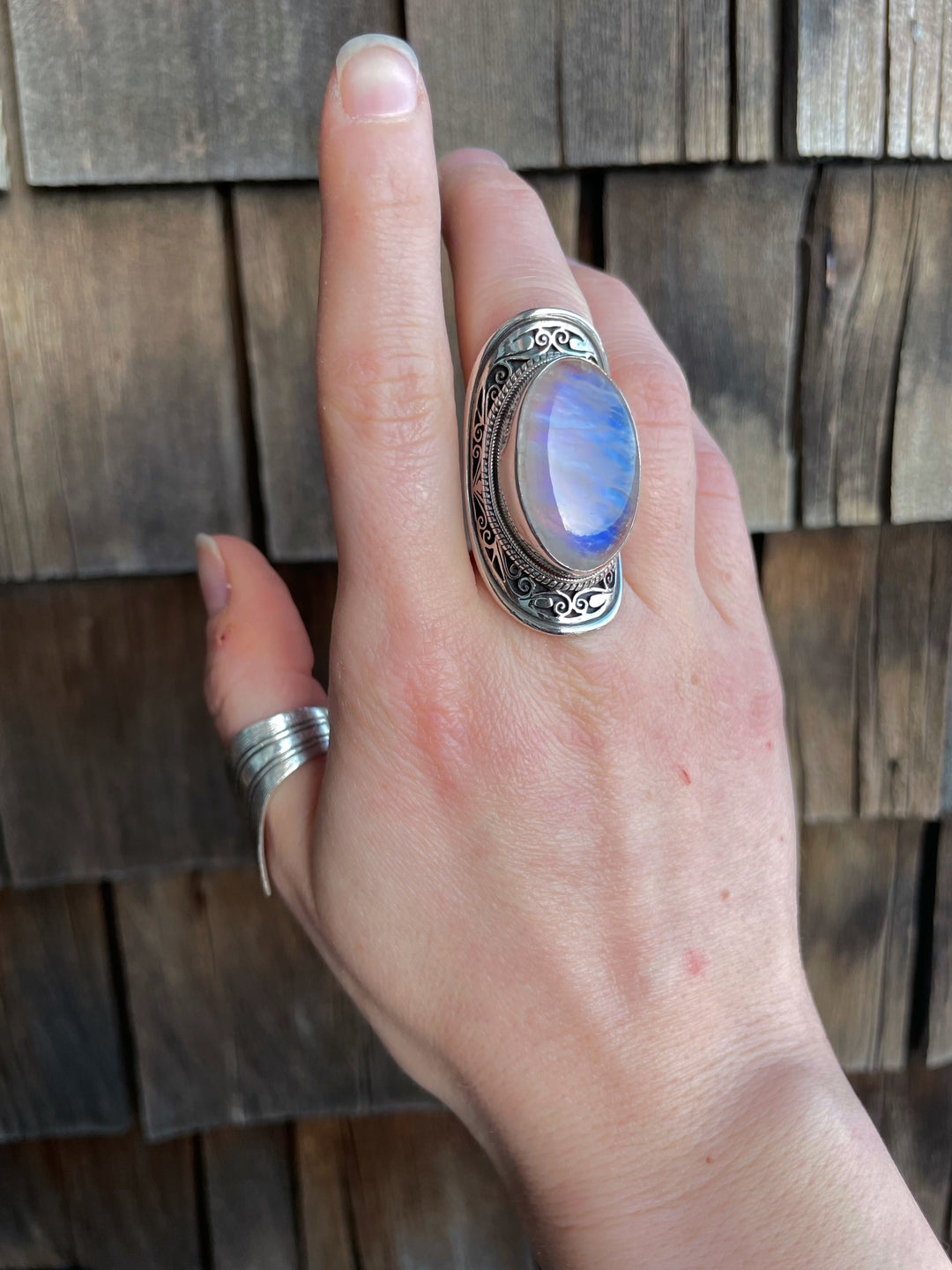 Lunar Rebirth Moonstone Ring