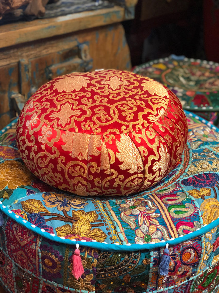 Tibetan Silk Meditation Cushion