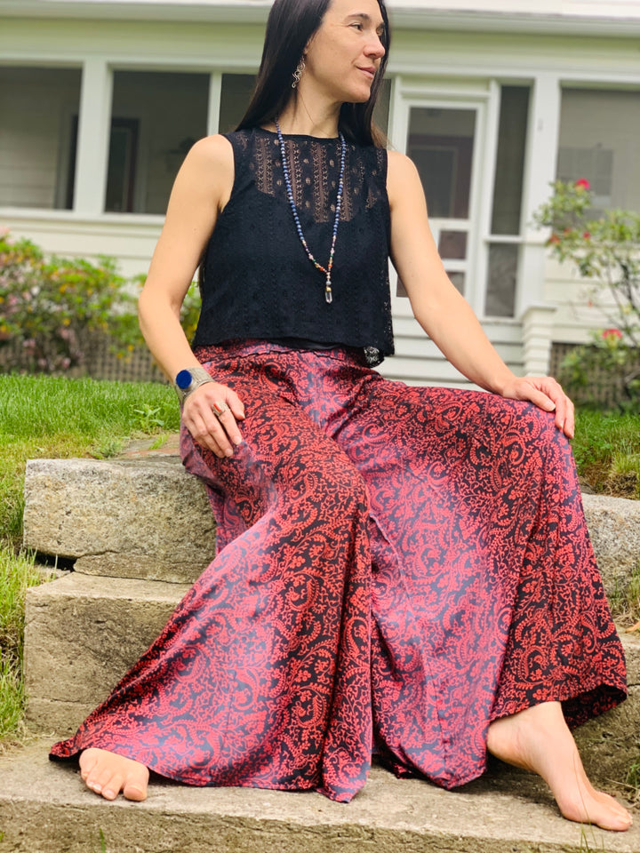 Wide Leg Sari Pants