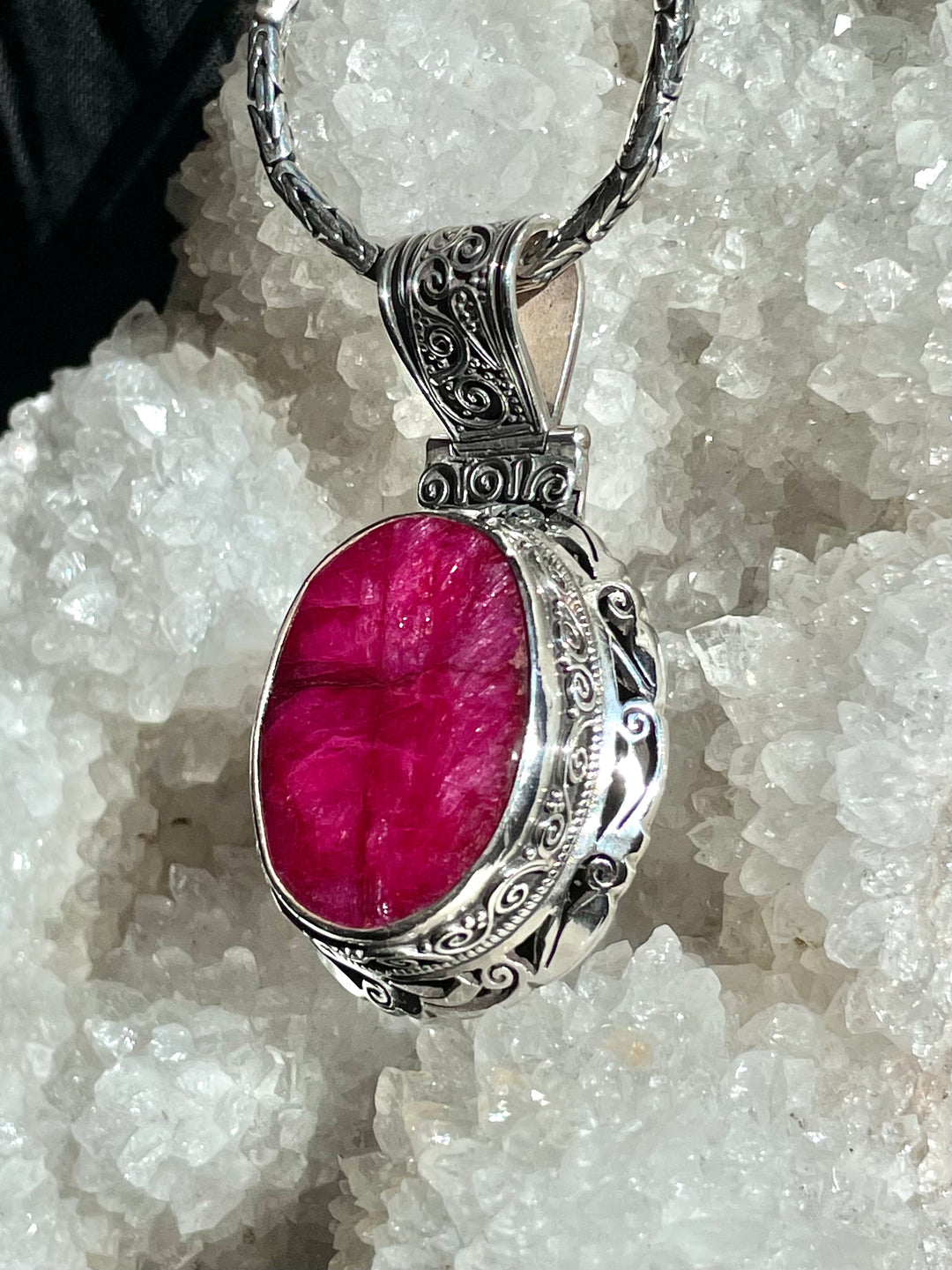 Love’s Grace Ruby Pendant