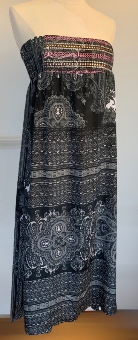 Paisley Sari Skirt - Floating Lotus