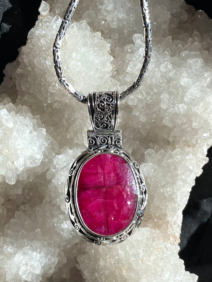 Love’s Grace Ruby Pendant