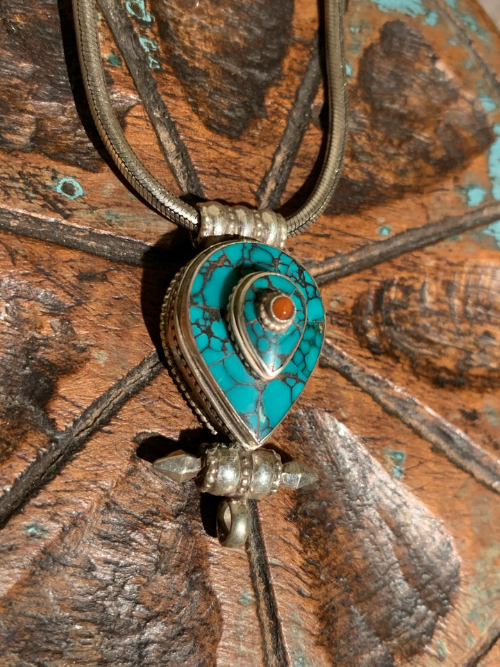 Lotus Mantra Box Pendant