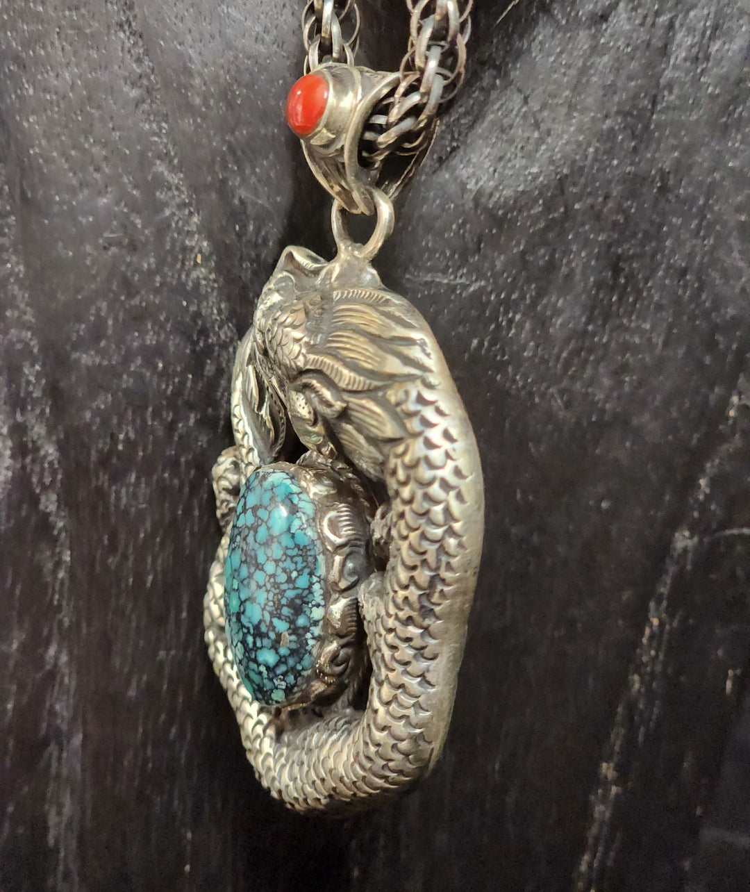 Vintage Thunder Dragon Pendant