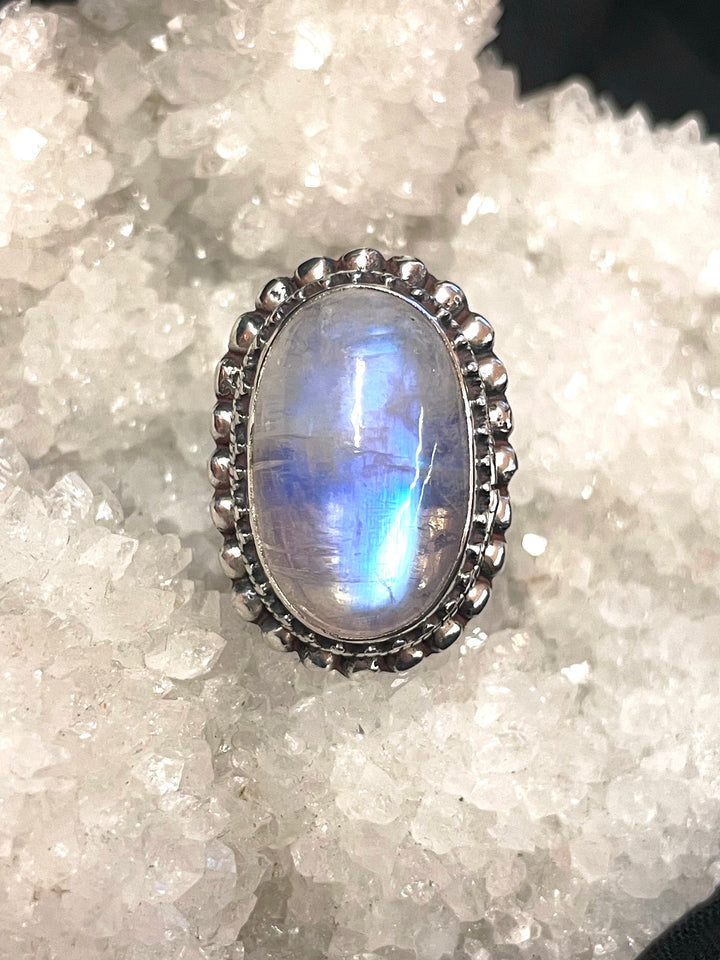 Ethereal Radiance Moonstone Ring