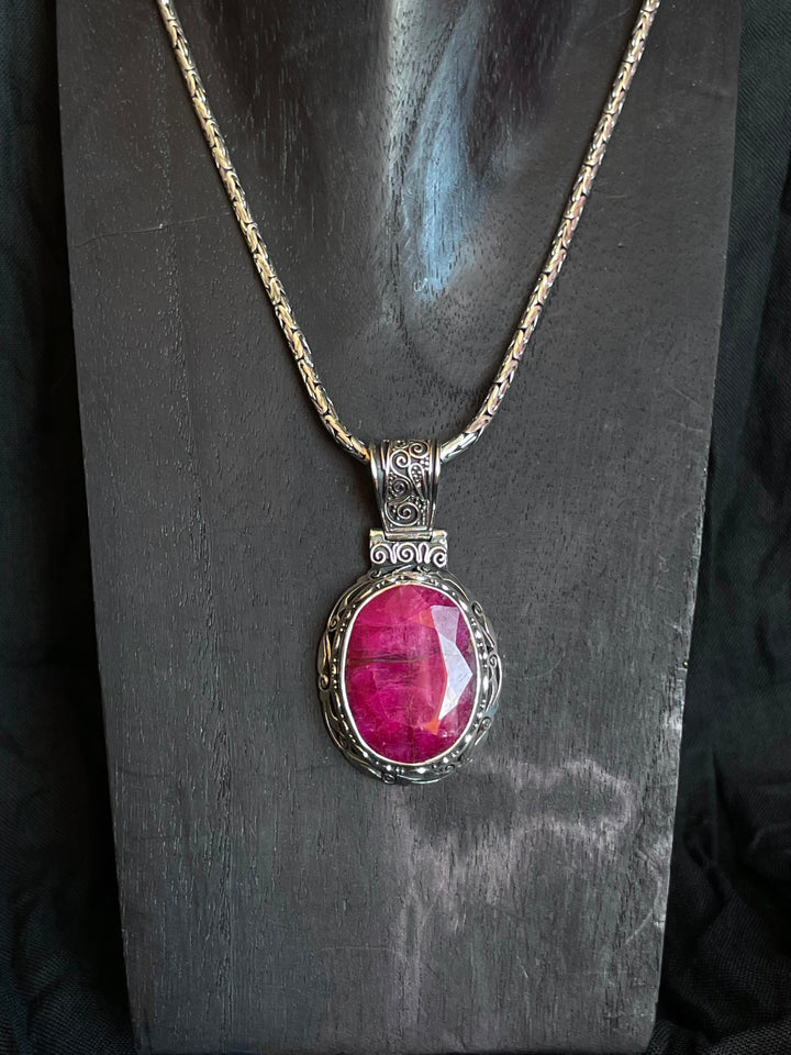 Love’s Grace Ruby Pendant