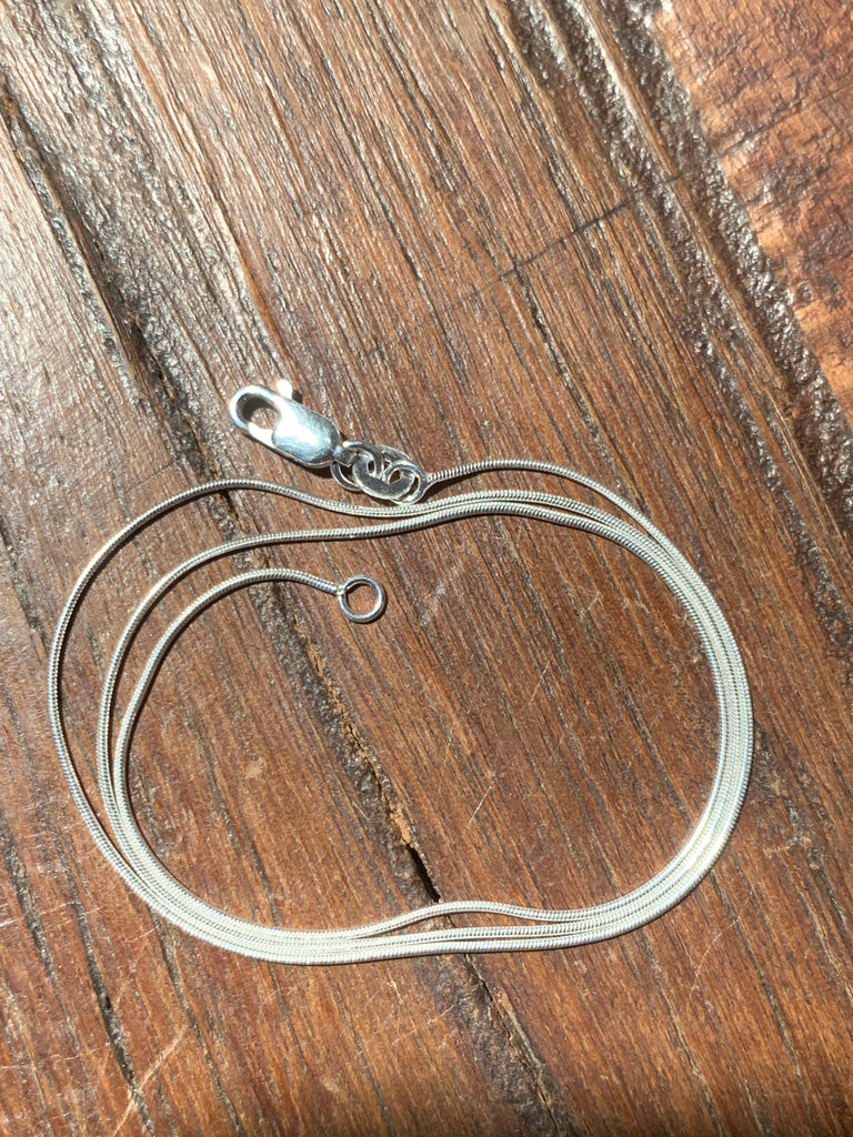 Sterling Silver Snake Chain 16 - Heaven & Nature Store