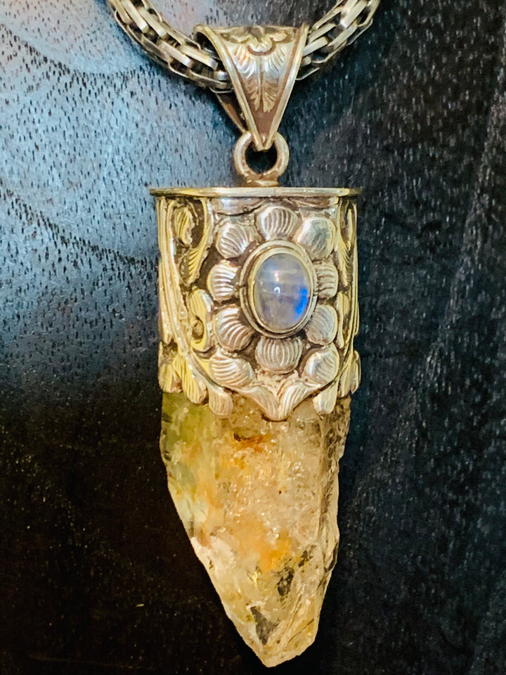 Citrine and Labradorite Joy Pendant