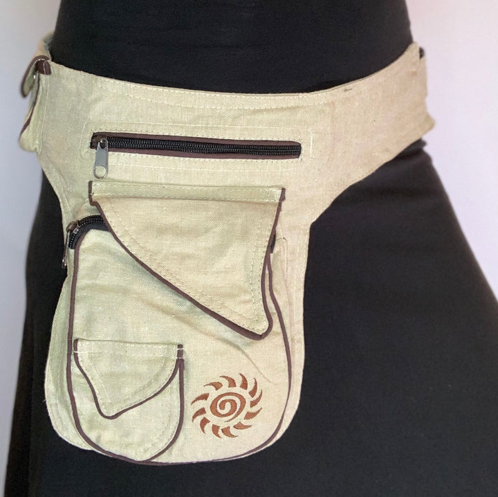 Spiral Cotton Utility Belt Hip Bag