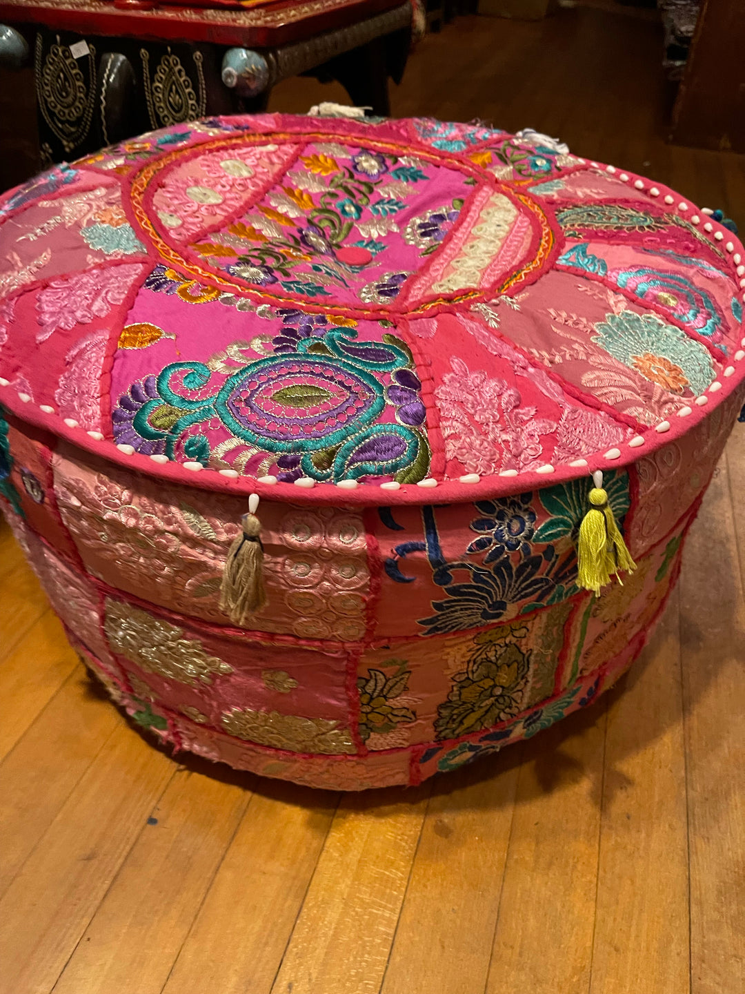 Patchwork Pouf Ottoman - Just Arrived Large Size